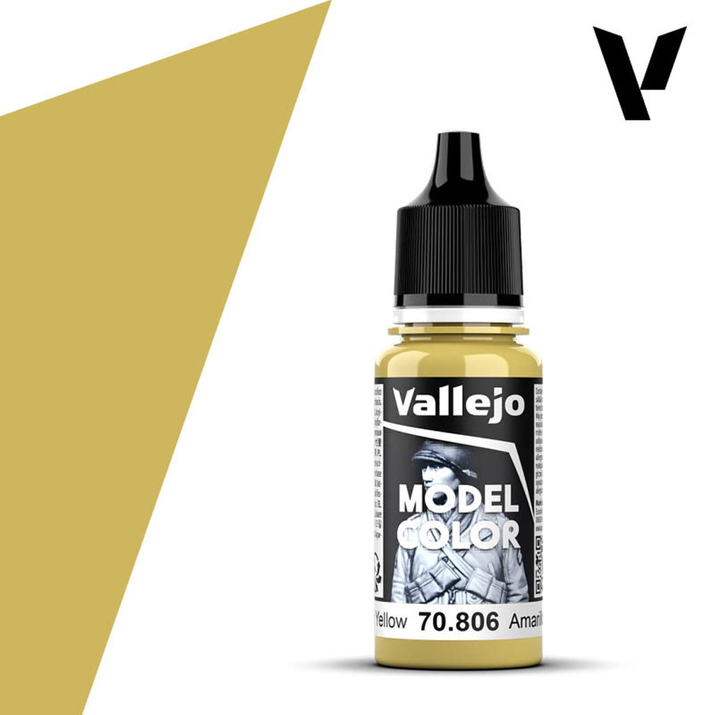 Vallejo Model Color German Yellow Acrylic Paint 18mL