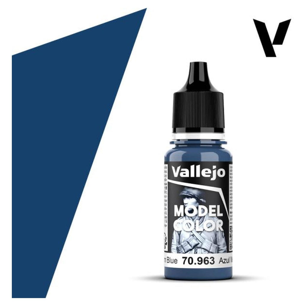Vallejo Model Color Medium Blue Acrylic Paint 18ml - Radar Toys