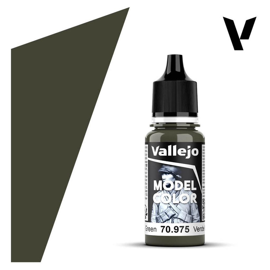 Vallejo Model Color Military Green Acrylic Paint 18mL - Radar Toys