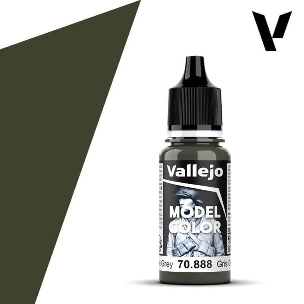Vallejo Model Color Olive Grey Acrylic Paint 18mL