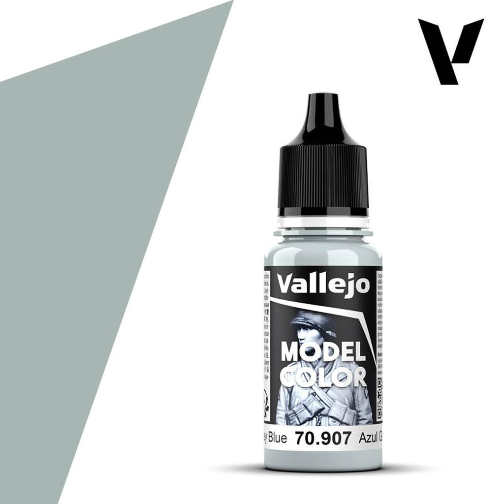 Vallejo Model Color Pale Grey Blue Acrylic Paint 18mL