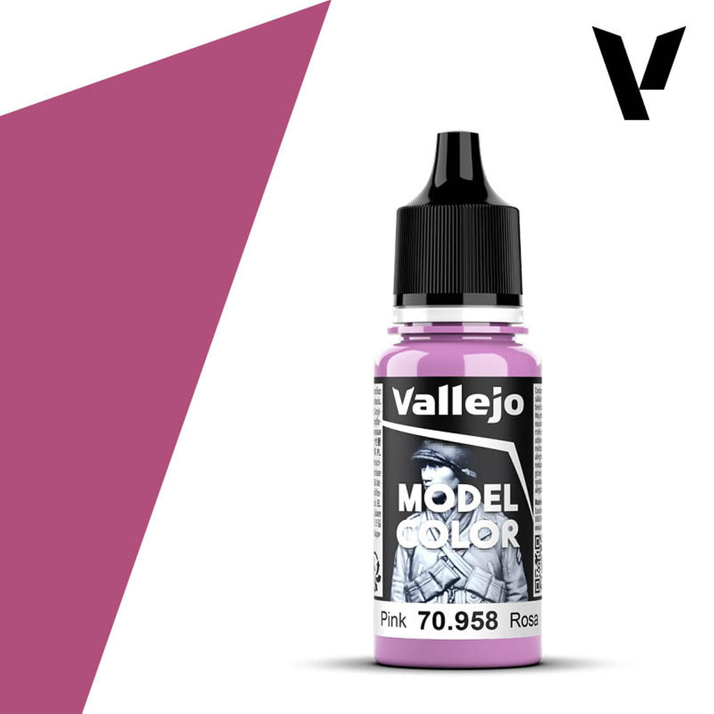 Vallejo Model Color Pink Acrylic Paint 18mL