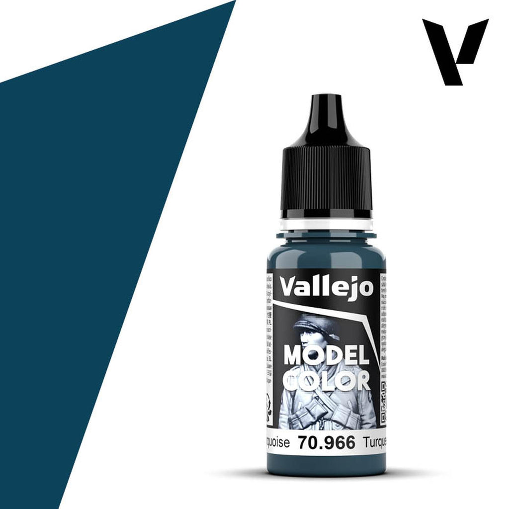 Vallejo Model Color Turquoise Acrylic Paint 18mL