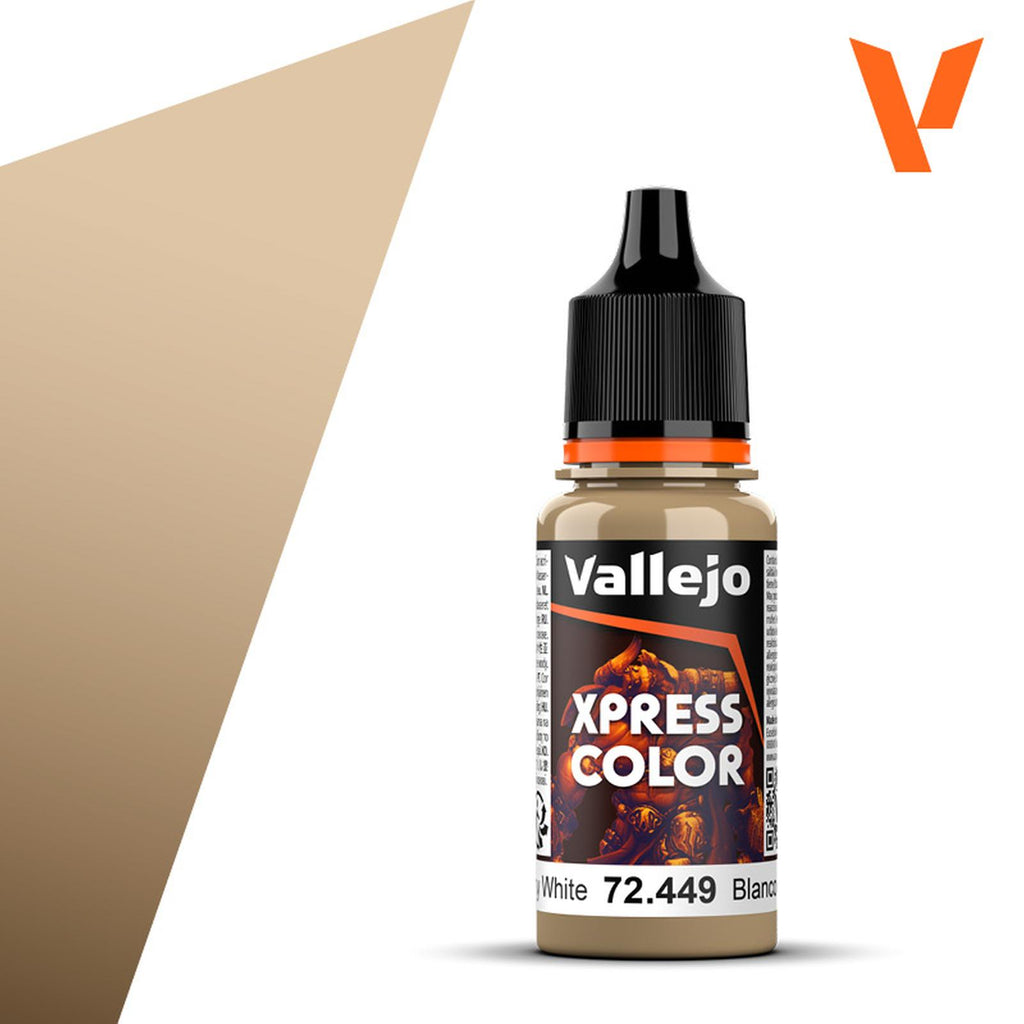 Vallejo Xpress Color Mummy White Acrylic Paint 18mL