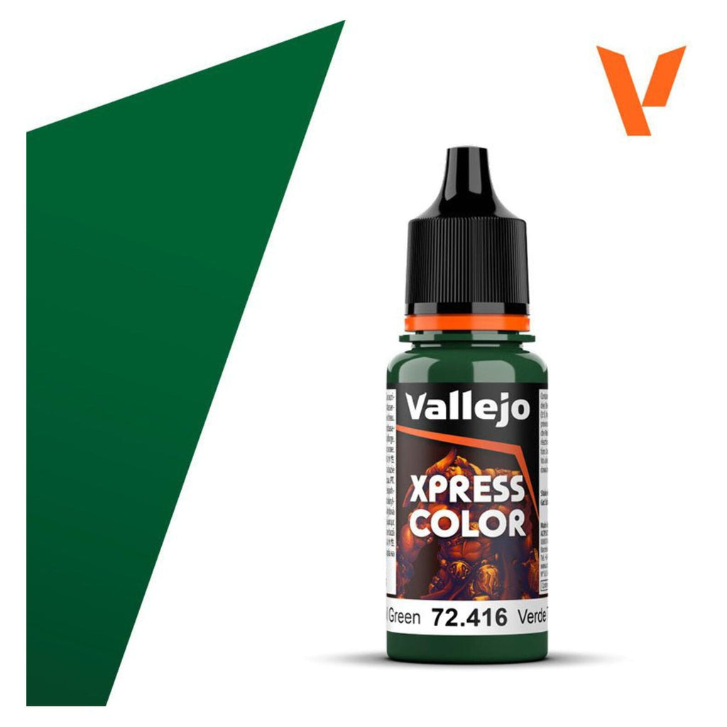 Vallejo Xpress Color Troll Green Acrylic Paint 18mL - Radar Toys