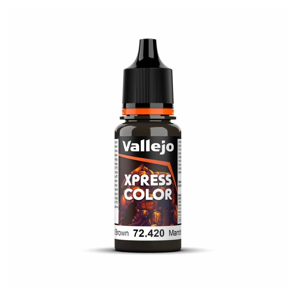 Vallejo Xpress Color Wasteland Brown Acrylic Pain 18mL - Radar Toys