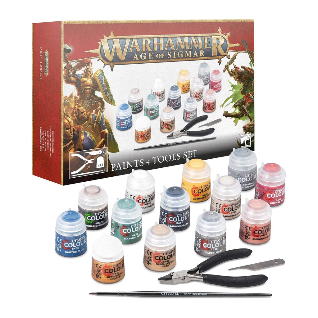 Warhammer Age Of Sigmar Paint And Tools Set - Radar Toys