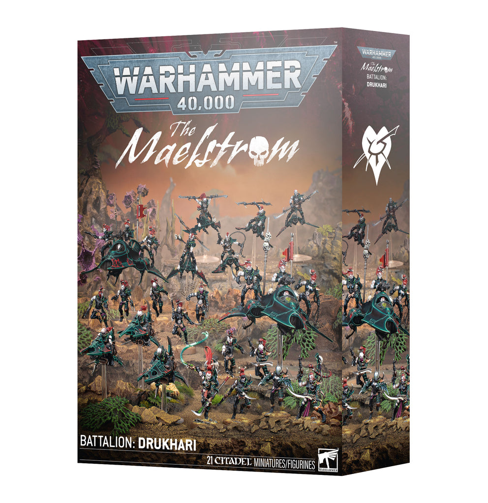 Warhammer 40,000 The Maelstrom Battalion Drukhari Building Set