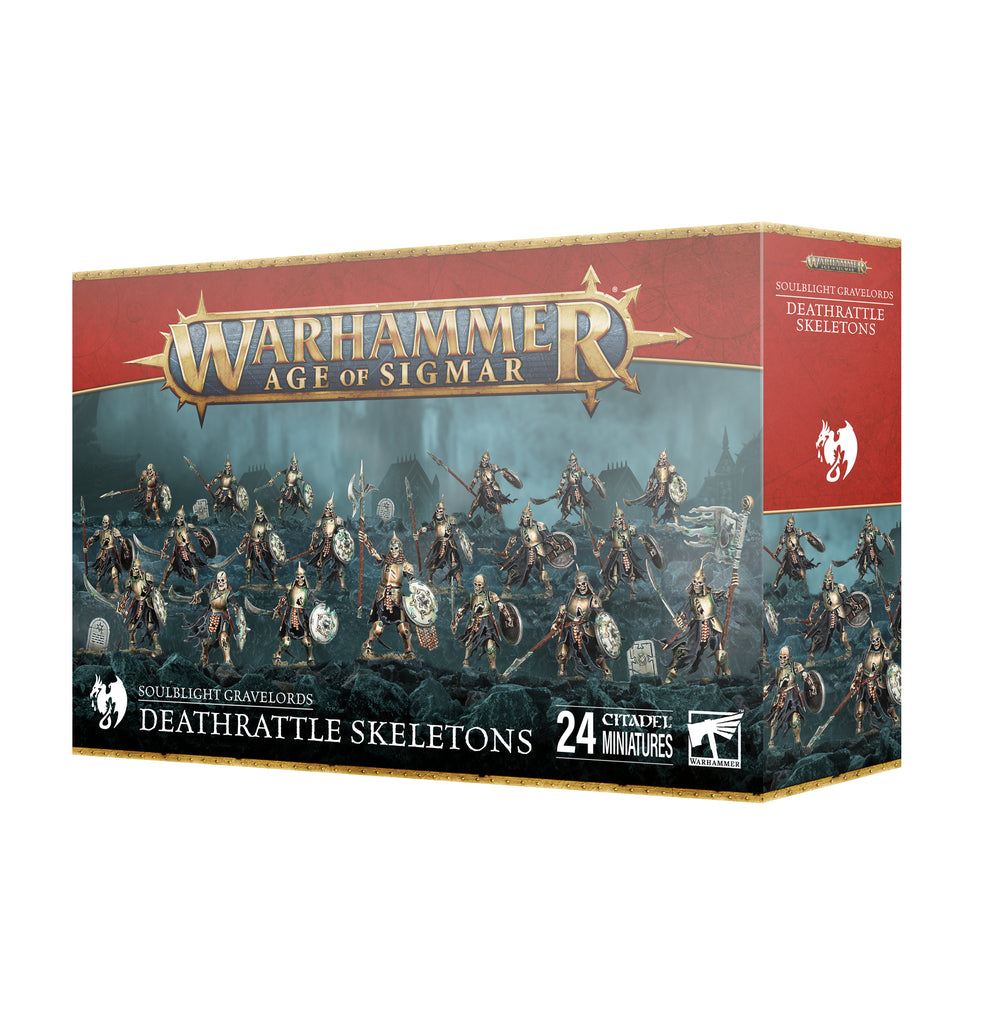 Warhammer Age Of Sigmar Soulblight Gravelords Deathrattle Skeletons Building Set