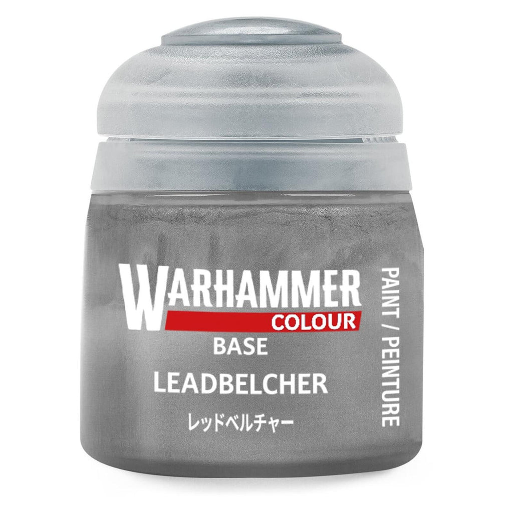 Warhammer Colour Base Leadbelcher Paint 12ml