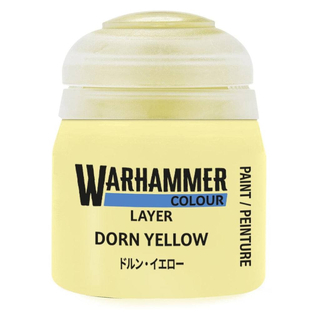Warhammer Colour Layer Dorn Yellow Paint 12ml
