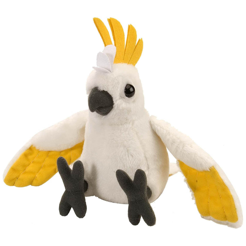 Wild Republic Cuddlekins Mini Sulphur Crested Cockatoo 7 Inch Plush Figure