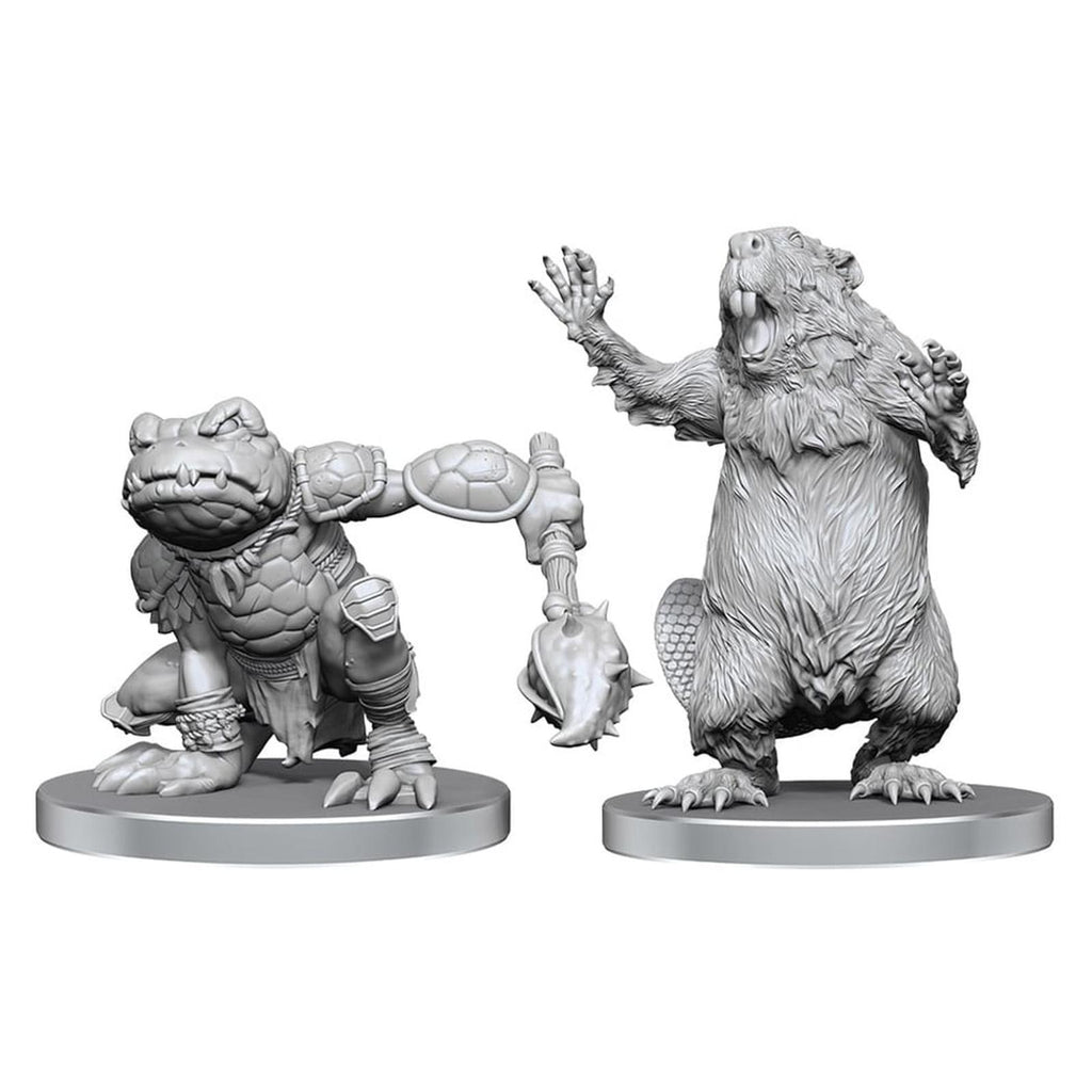 WizKids Pathfinder Battles Deep Cuts Boggard Scout And Castoroides Miniature