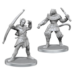 WizKids Pathfinder Battles Deep Cuts Elf Hunter And Catfolk Bandit Miniature - Radar Toys