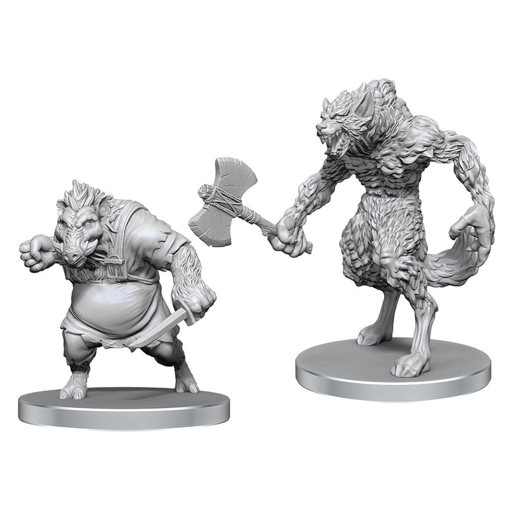 WizKids Pathfinder Battles Deep Cuts Werewolf And Wereboar Miniature