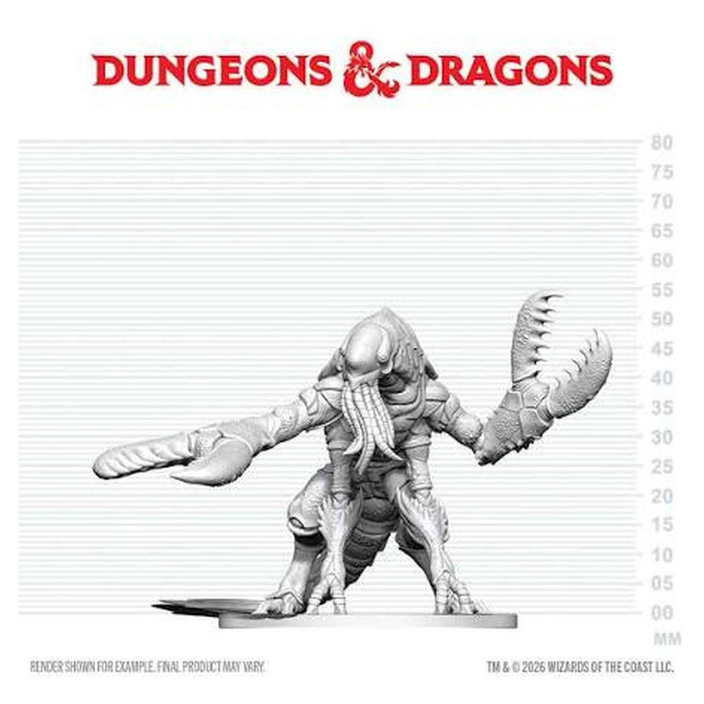 Wizkids Dungeons And Dragons Marvelous Chuul Figure Set