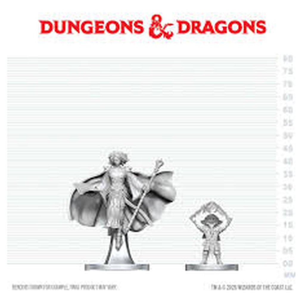 Wizkids Dungeons And Dragons Marvelous Gnome Warlock And Aasimar Wizard Figure Set