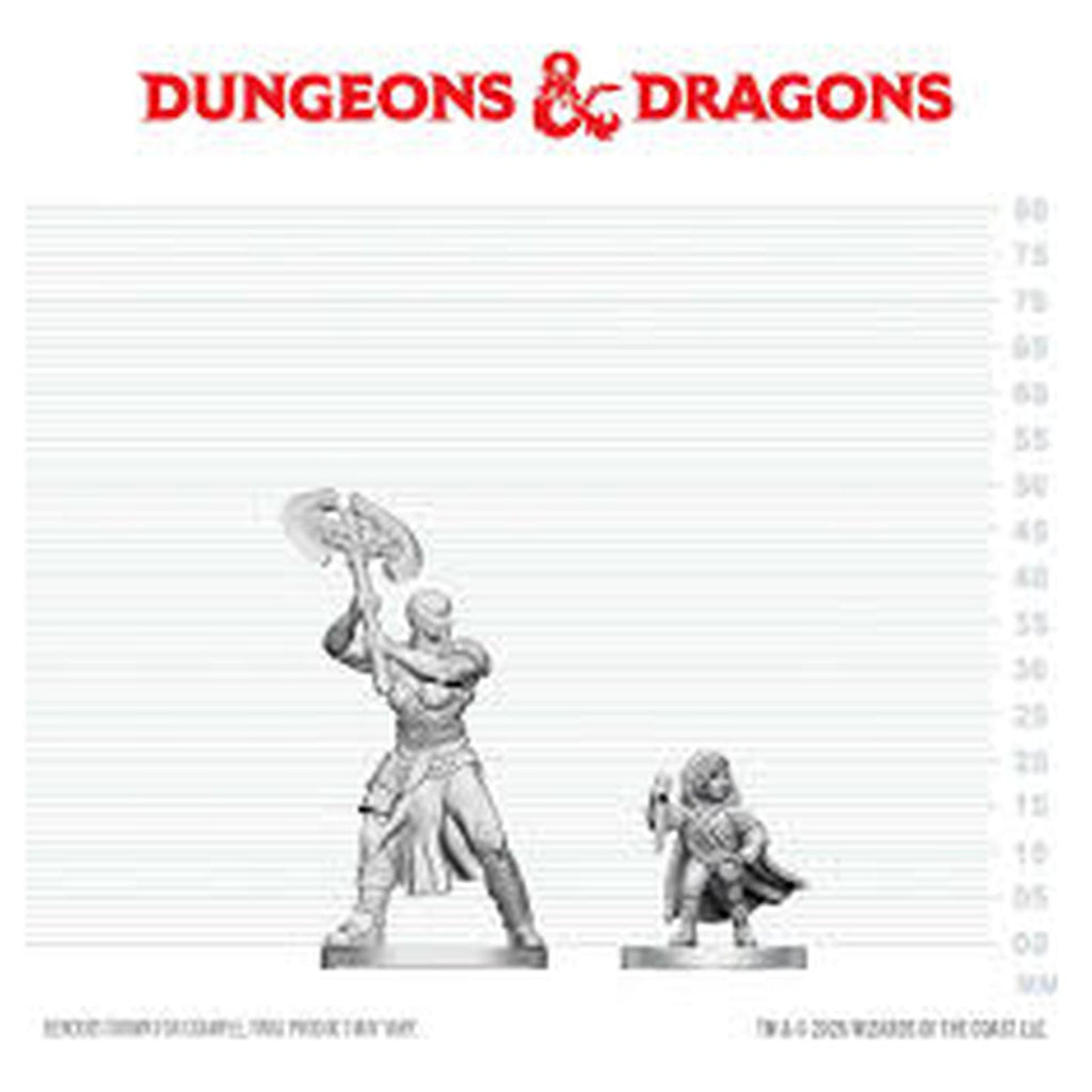Wizkids Dungeons And Dragons Marvelous Goliath Barbarian And Halfling Rouge Figure Set