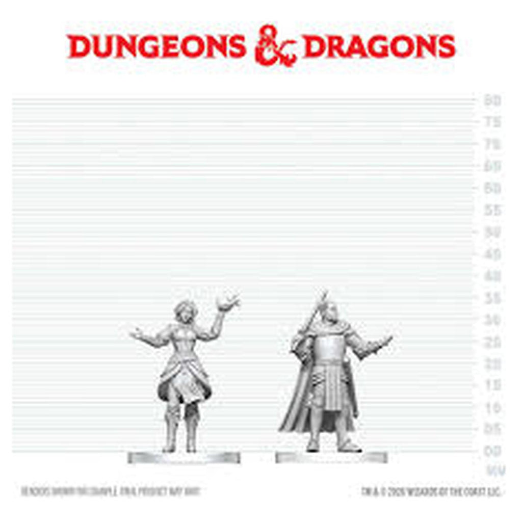 Wizkids Dungeons And Dragons Marvelous Knight Mage And Apprentice Figure Set