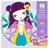 Djeco Onnanoko Glitter And Gems Design Craft Boards - Radar Toys