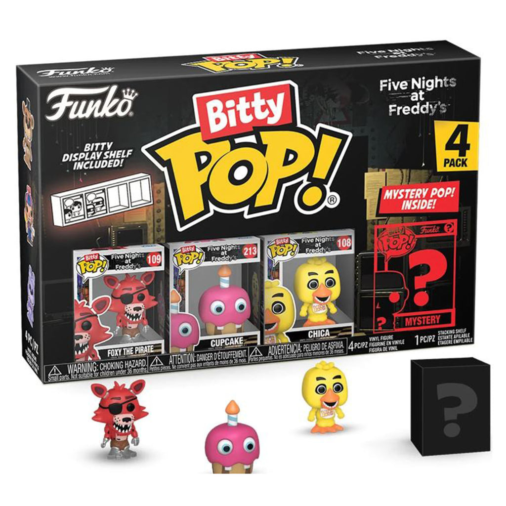 Funko Five Nights At Freddy's Bitty POP Foxy The Pirate 4 Pack Vinyl Figures
