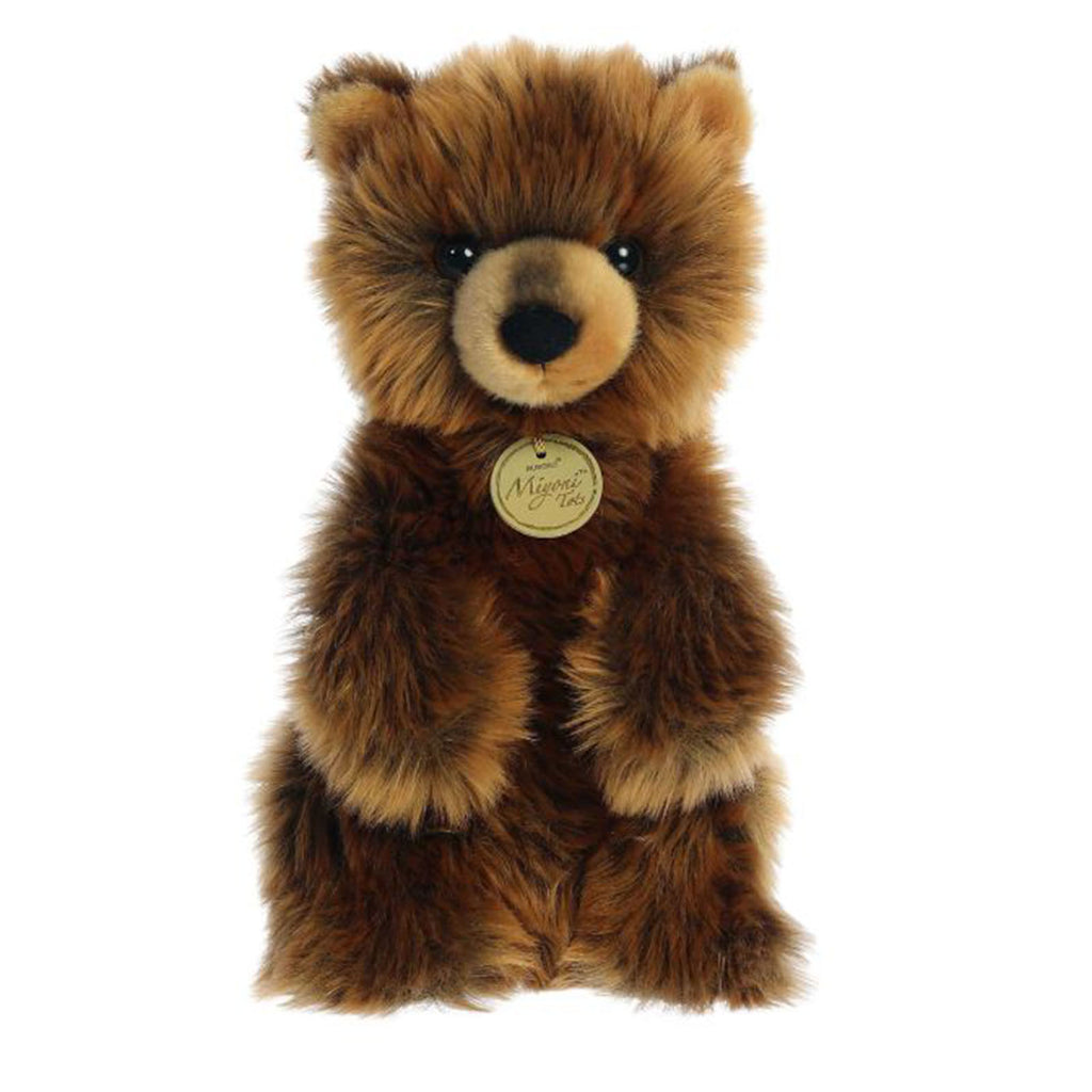 Aurora Sitting Pretty Grizzly Bear Cub 10 Inch Plush