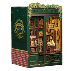 CuteBee Book Journey Series Owl Bookstore DIY Book Nook
