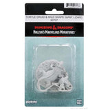 WizKids Dungeons And Dragons Nolzur's Tortle Druid And Wild Shape Giant Lizard Miniature Figures - Radar Toys