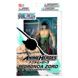 Bandai One Piece Anime Heroes Rorona Zoro Three Sword Style Action Figure - Radar Toys