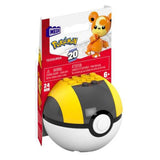 MEGA Pokemon Teddiursa With Ultra Ball Building Set - Radar Toys