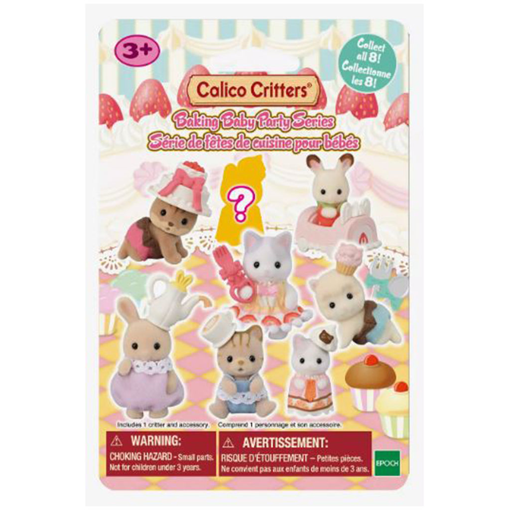 Calico Critters Baking Baby Party Series Single Blind Bag Figure - Radar Toys