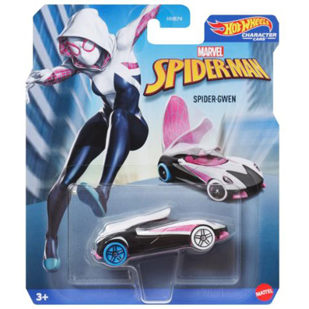 Mattel Hot Wheels Marvel Spider-Man Spider-Gwen Diecast Vehicle