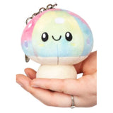 Squishable Micro Pastel Tie Dye Mushroom 3 Inch Plush Keychain - Radar Toys