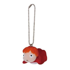 Bandai Sekiguchi Ponyo On The Cliff By The Sea Ponyo Flocked Keychain - Radar Toys