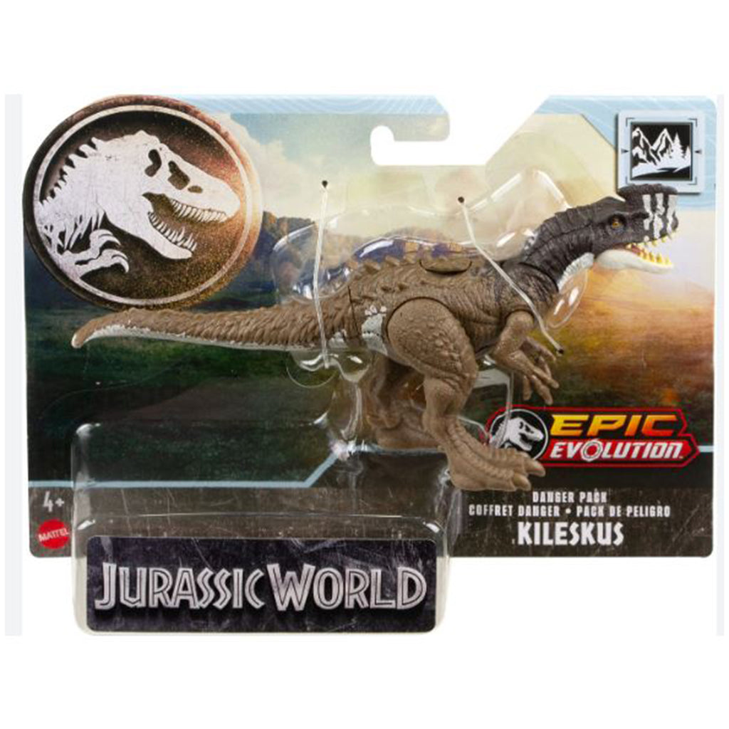 Mattel Jurassic World Epic Evolution Kileskus Danger Pack