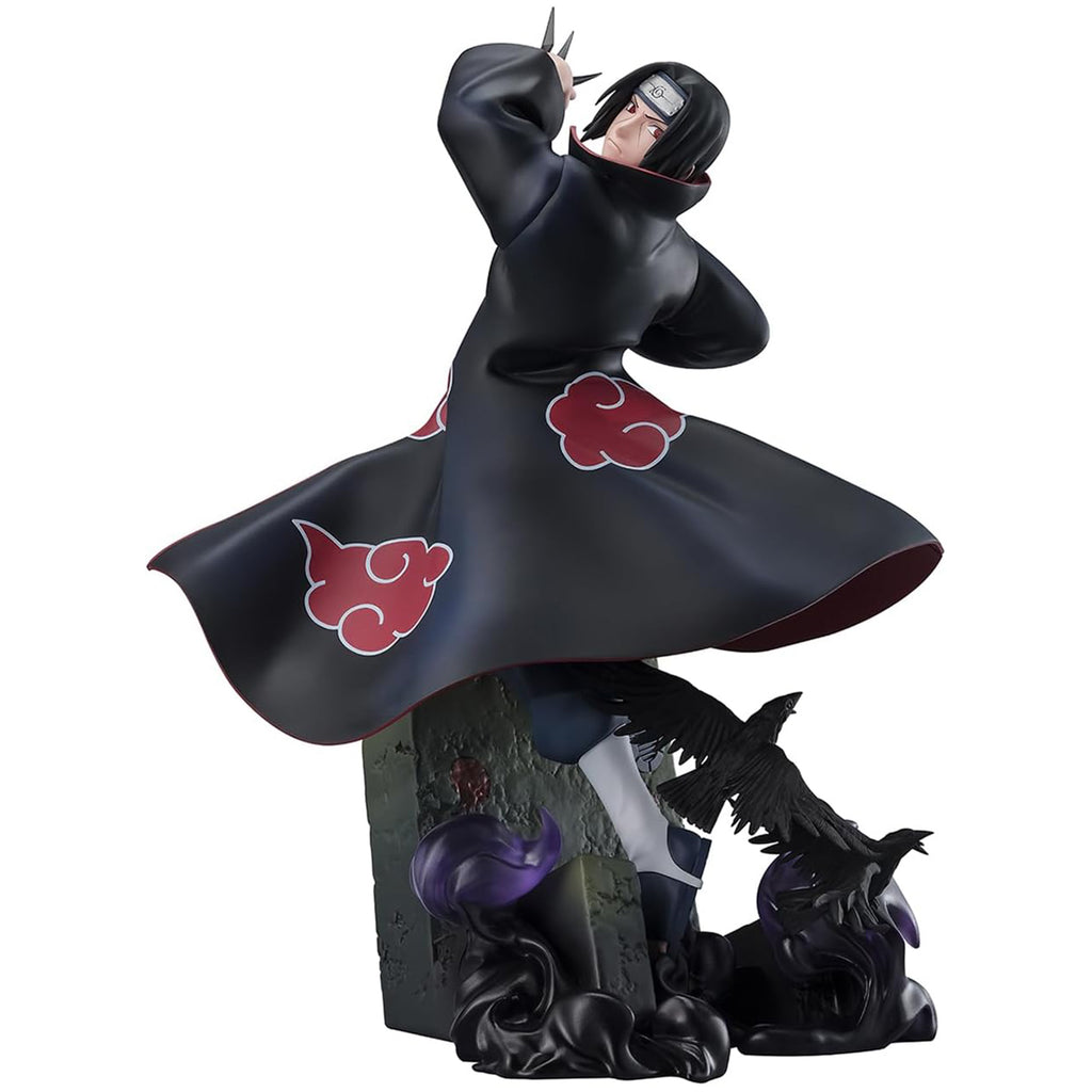 Bandai Naruto Shippuden Figuarts Zero Itachi Uchiha Light And Dark Mangekyo Sharingan Figure - Radar Toys