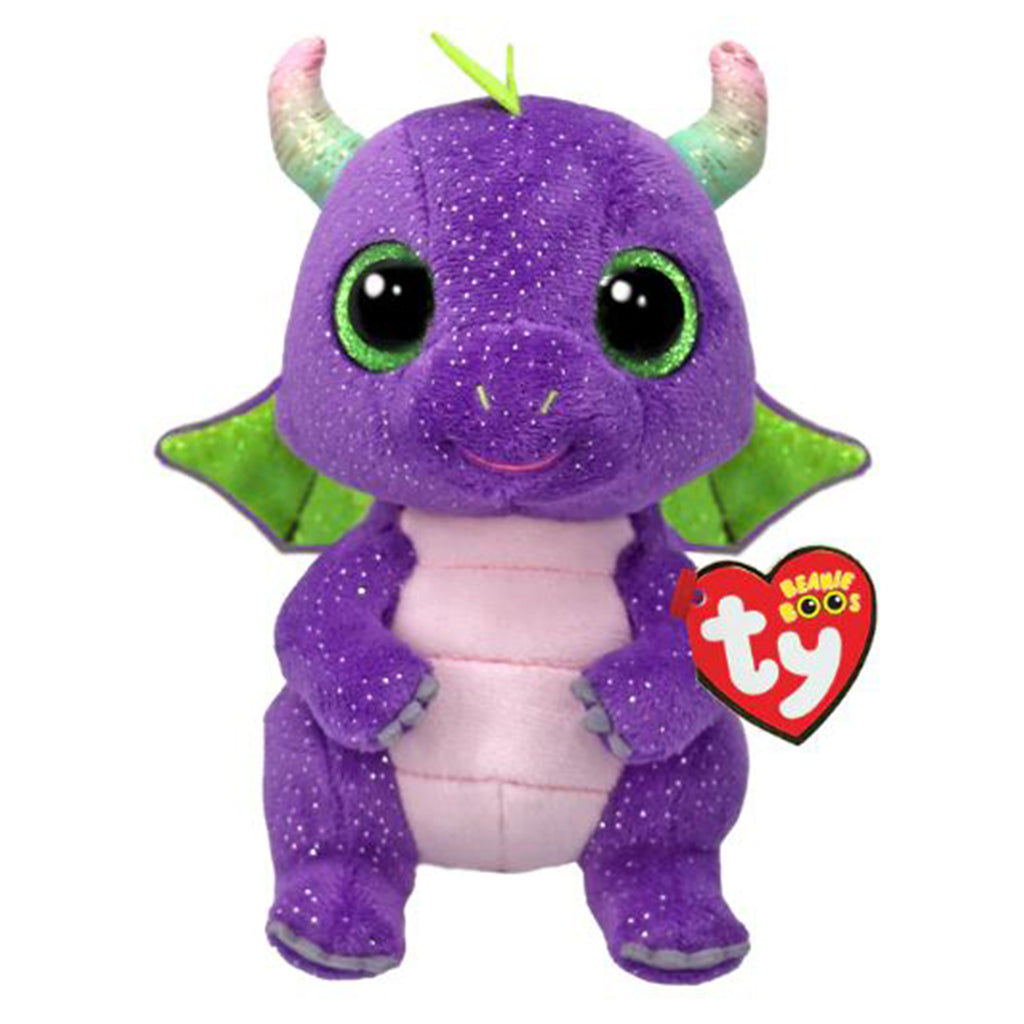 Ty Beanie Boos Daphne Dinosaur Purple 6 Inch Plush Figure