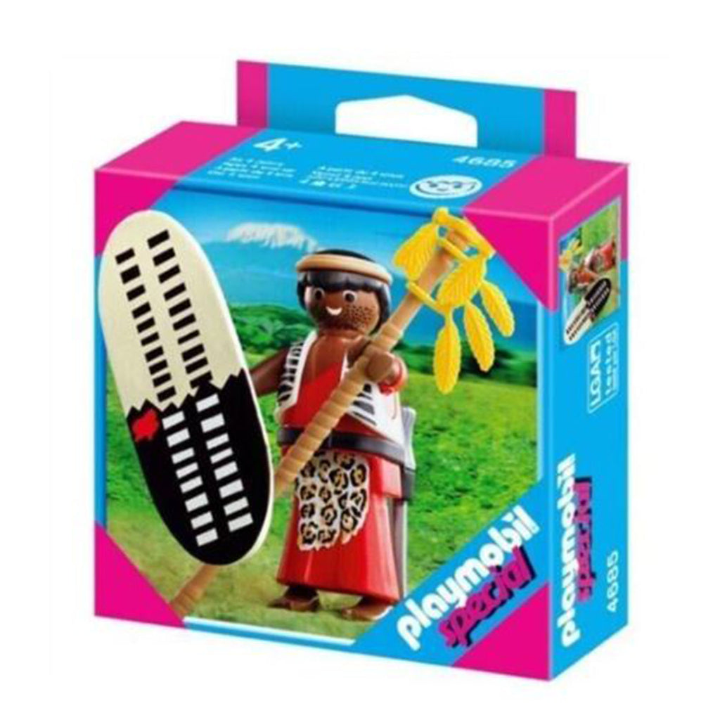 Playmobil Masai Warrior Building Set 4685 - Radar Toys