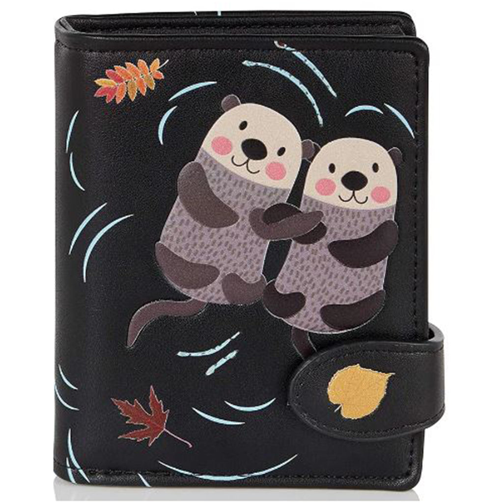 Shagwear Otters Small Black Wallet - Radar Toys