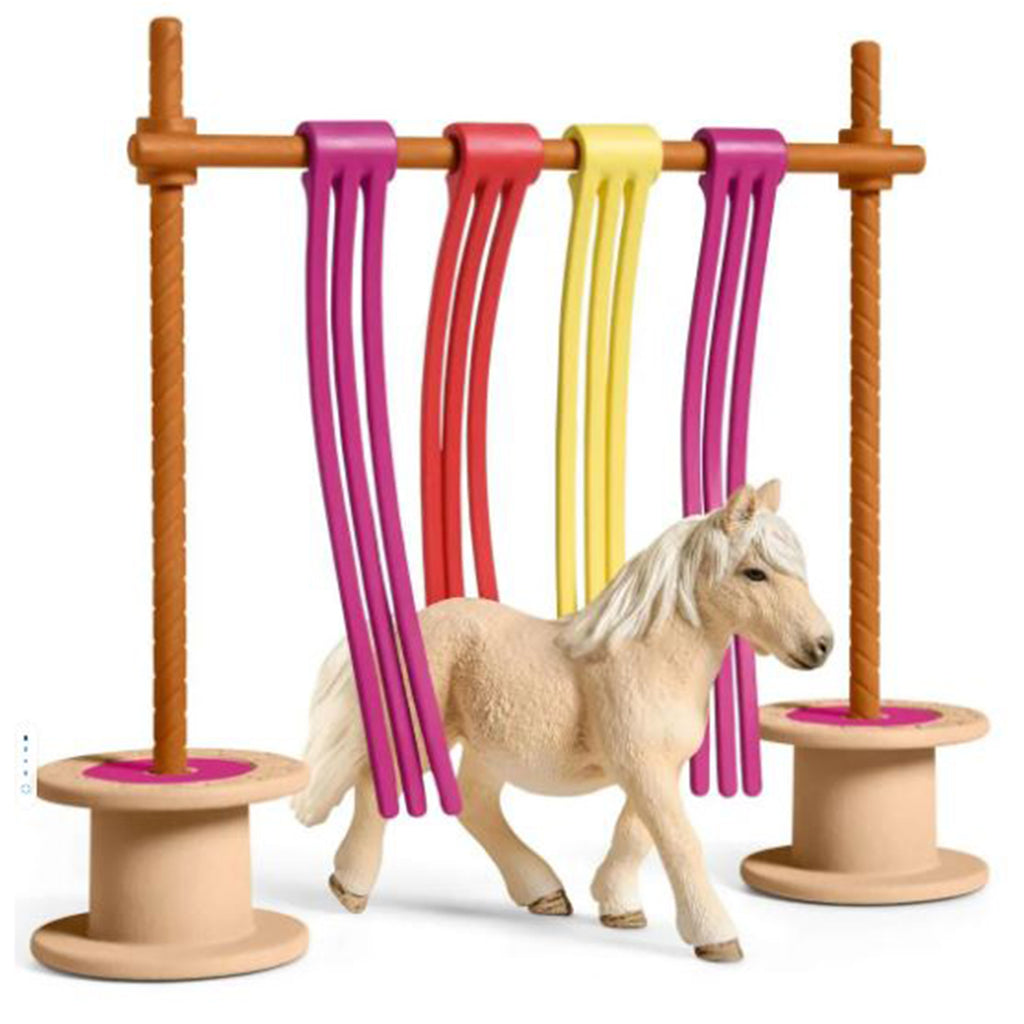 Schleich Farm World Pony Curtain Obstacle Set 42484 - Radar Toys