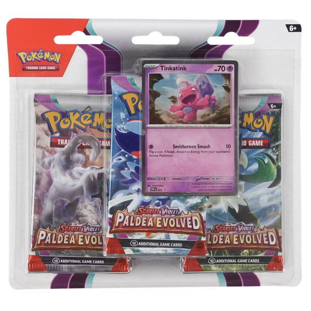 Pokemon Scarlet And Violet Paldea Evolved 3 Pack Blister