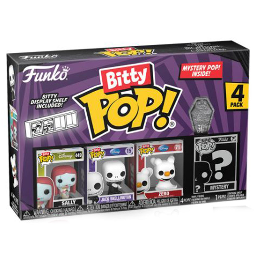 Funko The Nightmare Before Christmas Bitty POP Sally 4 Pack Vinyl Figures