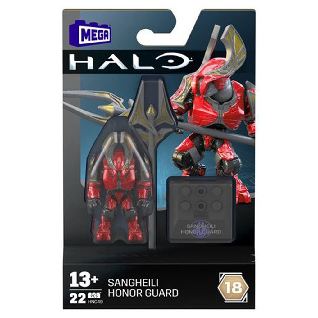 Mega Construx Halo Heroes Sangheili Honor Guard Building Set - Radar Toys