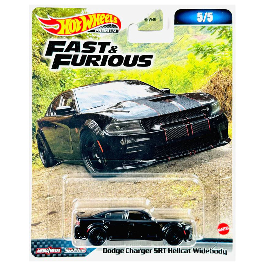 Mattel Hot Wheels Fast And Furious Dodge Charger SRT Hellcat Widebody - Radar Toys