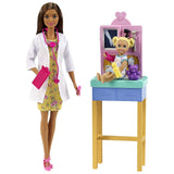 Mattel Barbie You Can Be Anything Brunette Dentist With Child Doll Set - Radar Toys