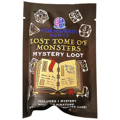 Foam Brain Mystery Loot Lost Tome Of Monsters Single Metal D20 Blind Bag - Radar Toys