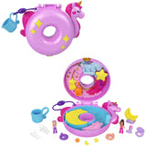 Mattel Polly Pocket Sparkle Cove Adventure Unicorn Floatie Compact - Radar Toys