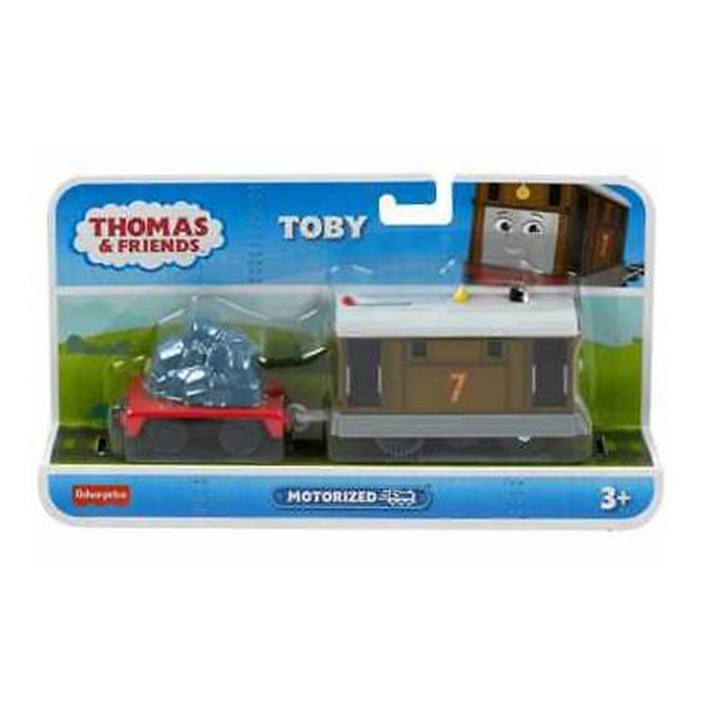 Thomas And Friends Toby Motorized Train Engine With Cargo
