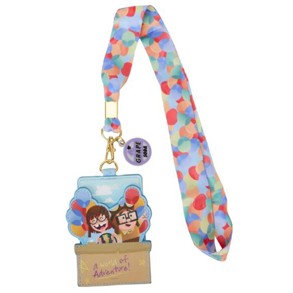 Loungefly Disney Pixar Up 15th Anniversary Lanyard With Cardholder