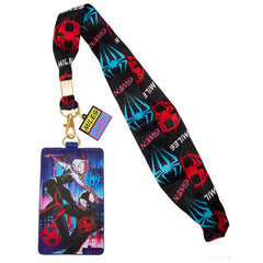 Loungefly Marvel Spiderverse Miles And Gwen Lanyard With Cardholder - Radar Toys